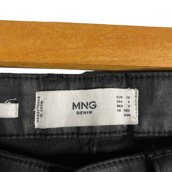 Mango Denim Isa Women's Black Skinny Fit Jeans - Picture 4 of 9